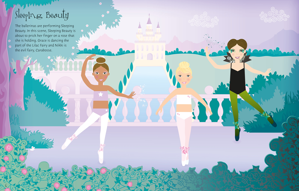 Sticker Dolly Dressing Ballerinas : Usborne