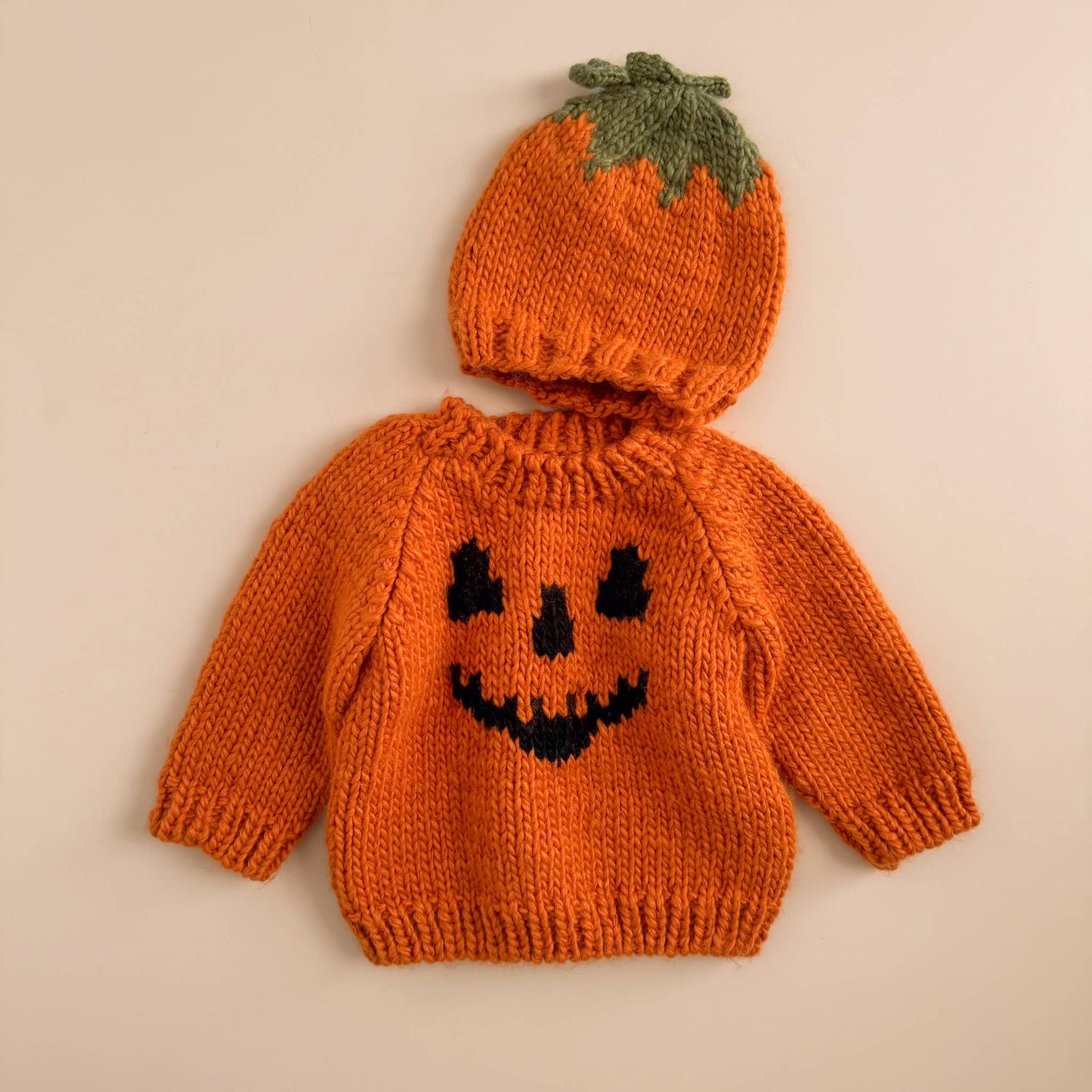 Pumpkin Hat Baby Kid Beanie Thanksgiving Fall Halloween