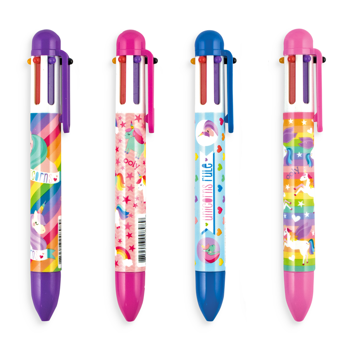 Unique Unicorns: 6 Click Pen (Assorted Display of 24 Units)