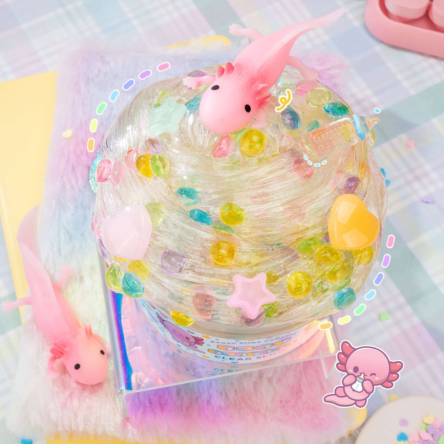 Baby Axolotl Clear Signature Dome™ Slime (4pcs/case)