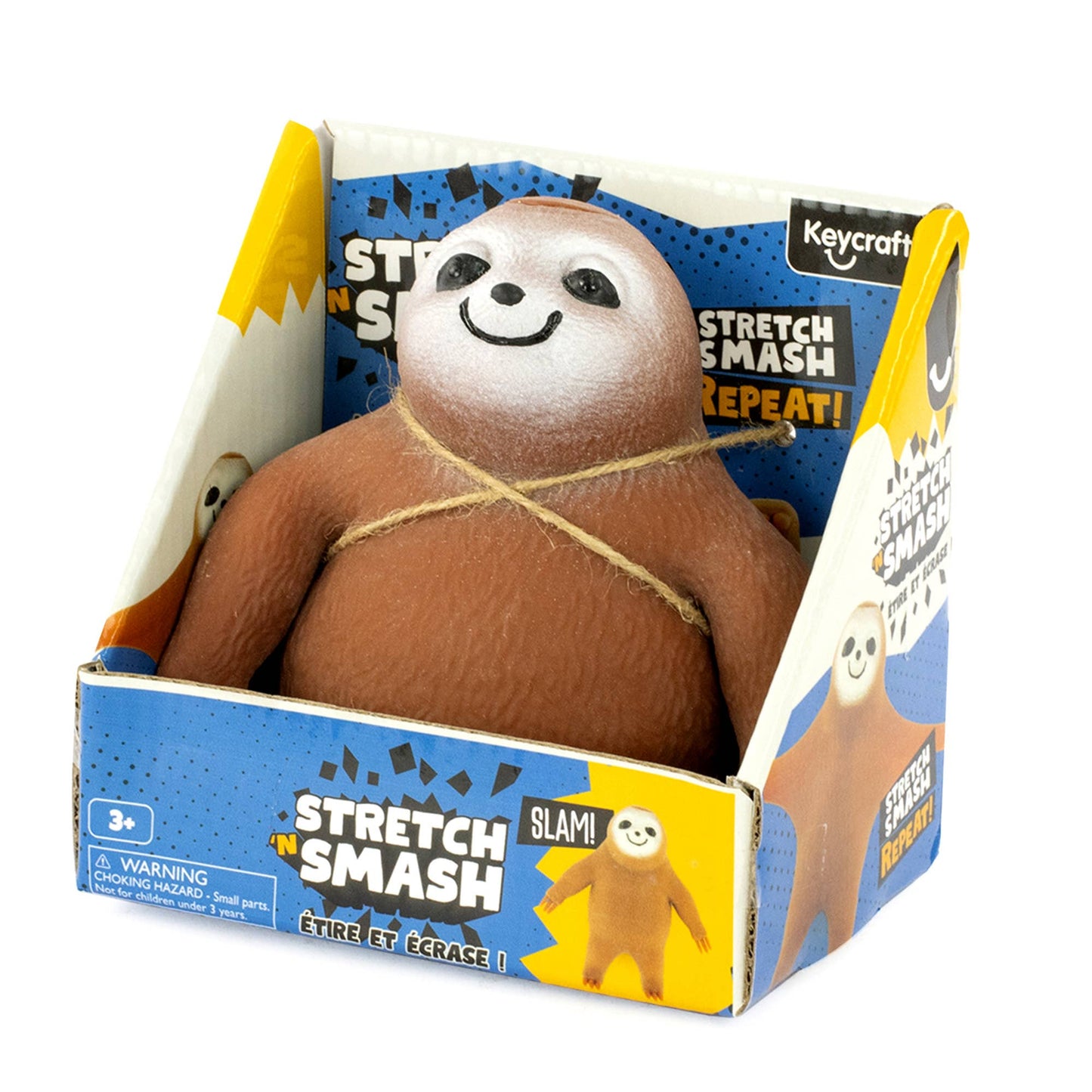 Keycraft Stretch & Smash Sloth Sensory Toy
