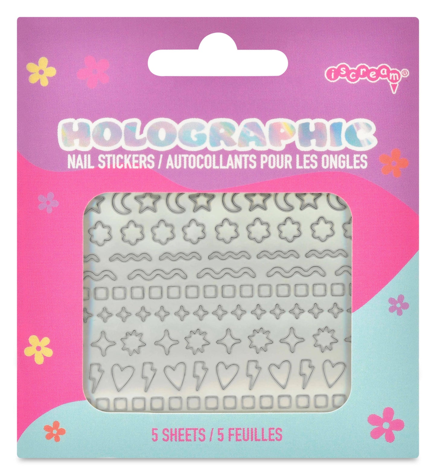 HOLOGRAPHIC NAIL STICKERS