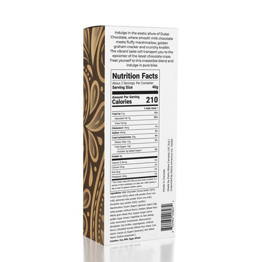 Dubai Chocolate Bar S'mores by Oasis Treasures (2.65oz)