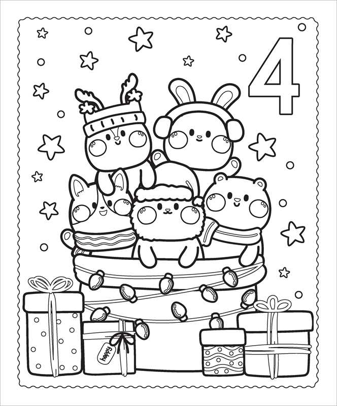 Markerific: Christmas Advent Coloring by