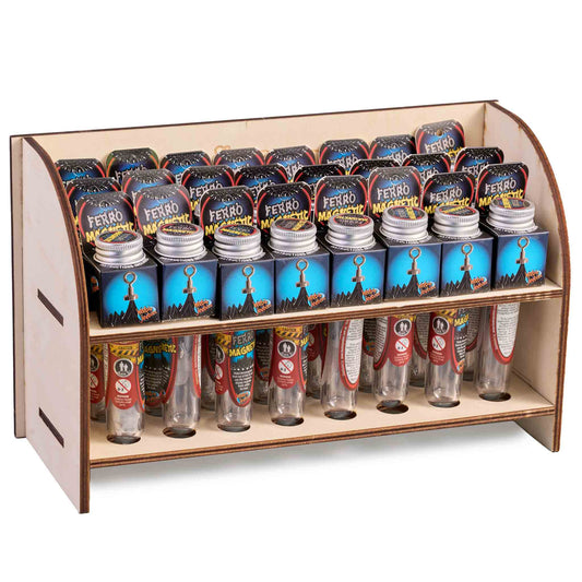 Ferromagnetic Fluid in Scientific Test Tube