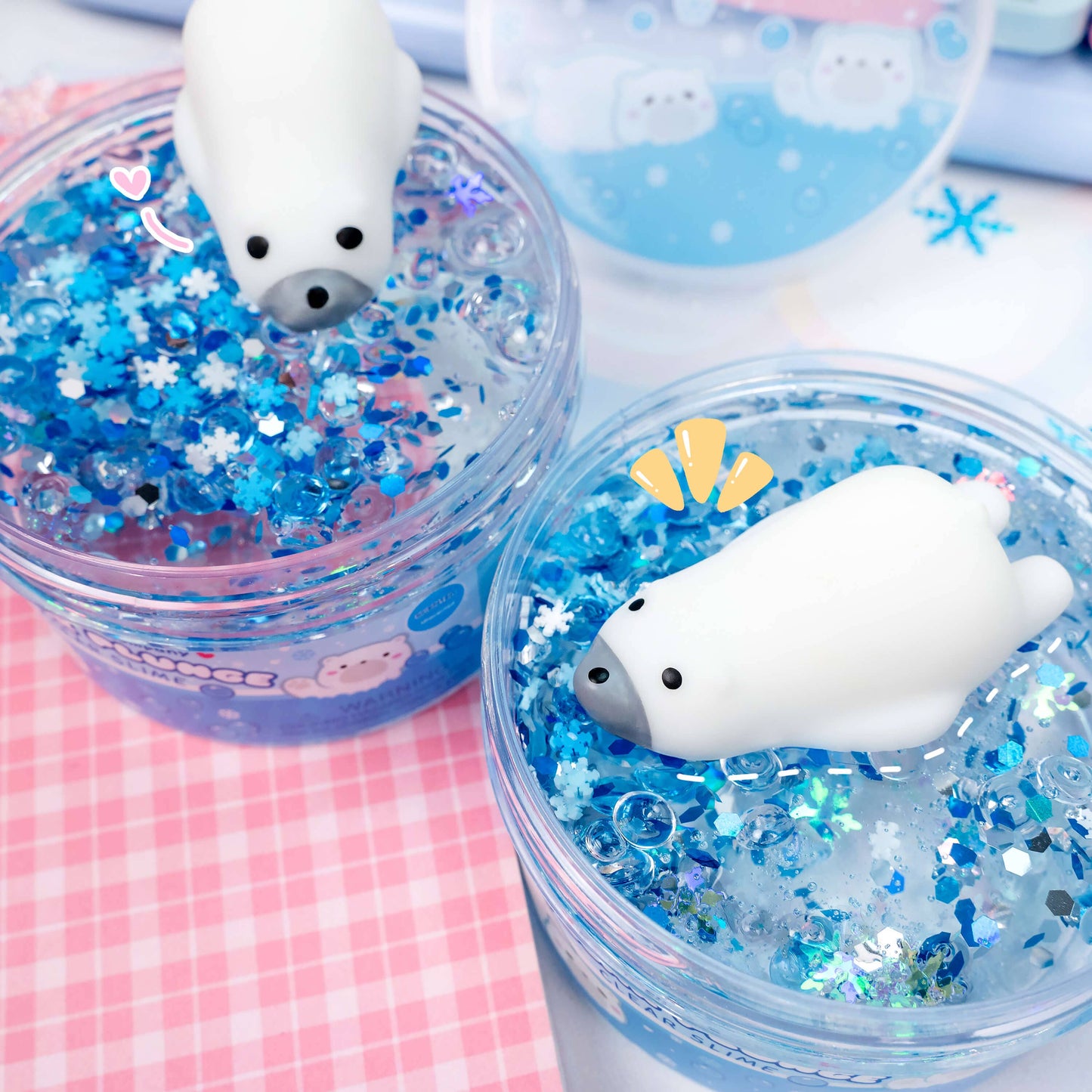 Polar Bear Plunge Clear Signature Dome™ Slime (4pcs/case)