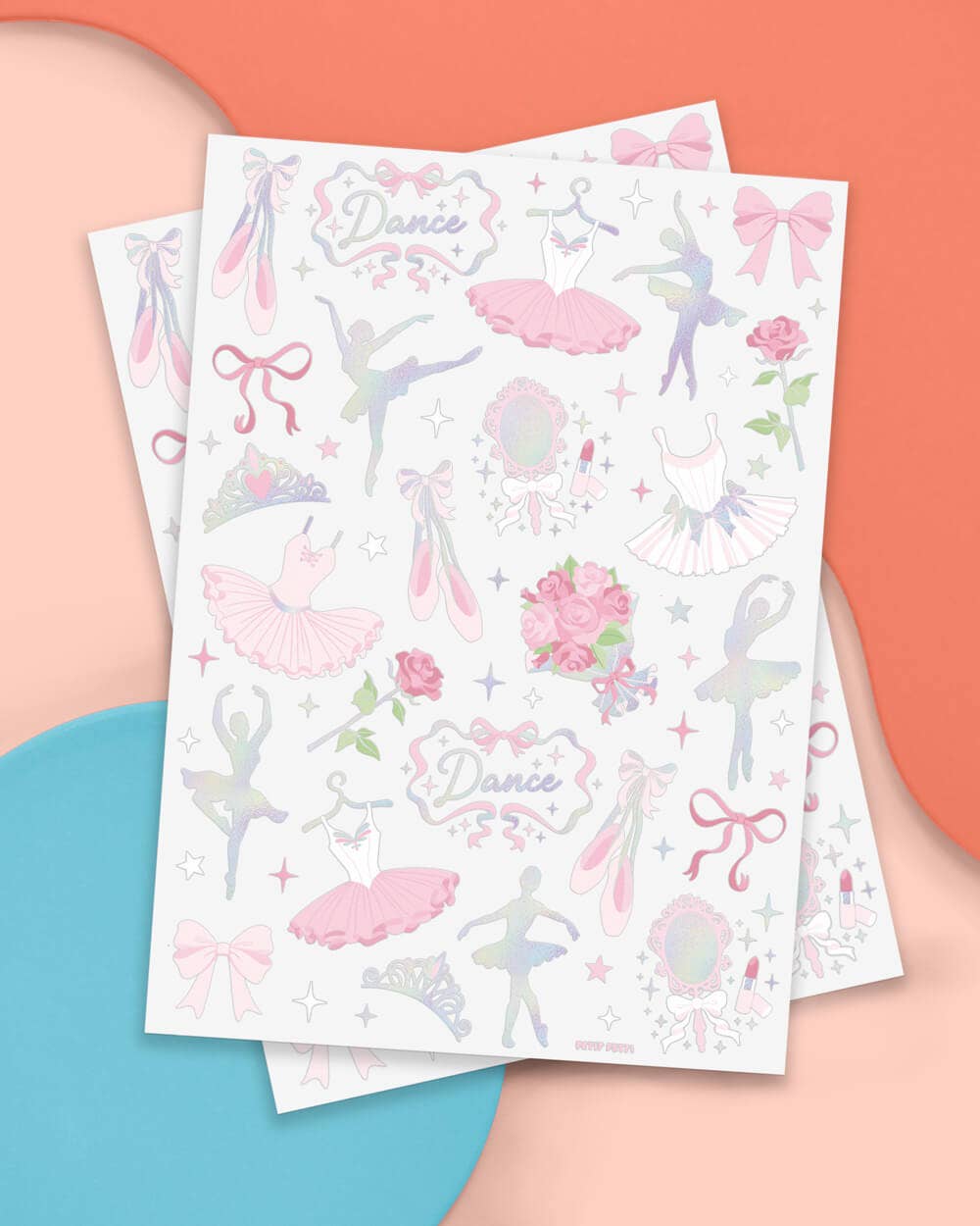 Ballerina Temporary Tattoos, Bday Gift, Goodie Bag