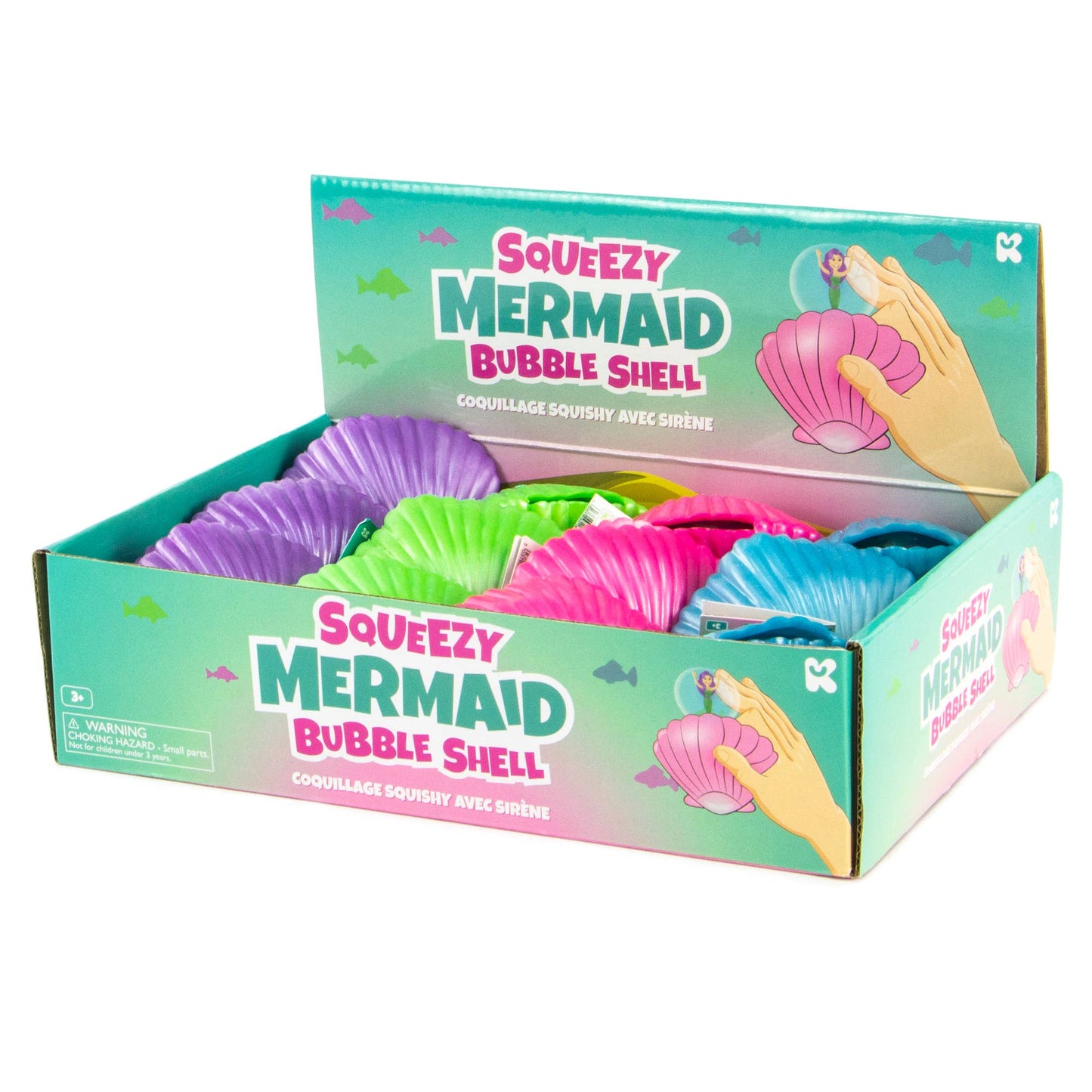 Keycraft Squishy Mermaid Bubble Shells