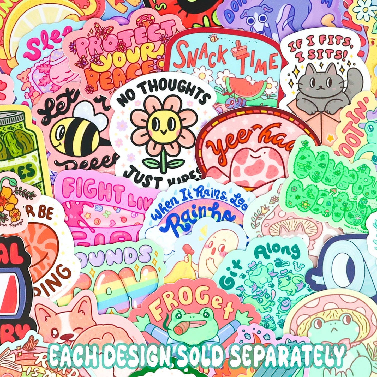 Spring Flowers Floral Arrangement Vinyl Sticker