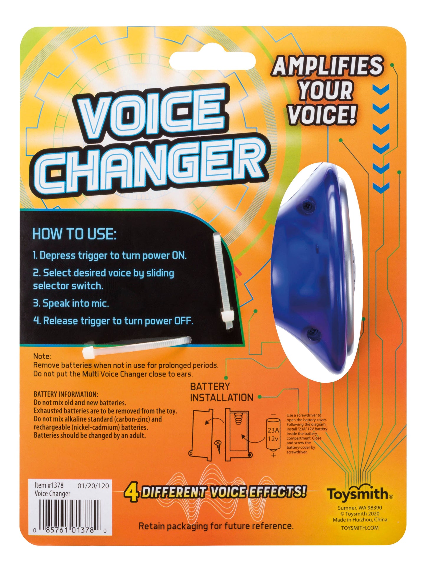 3.5" Small Voice Changer, Colors Vary, Amplifier, Megaphone