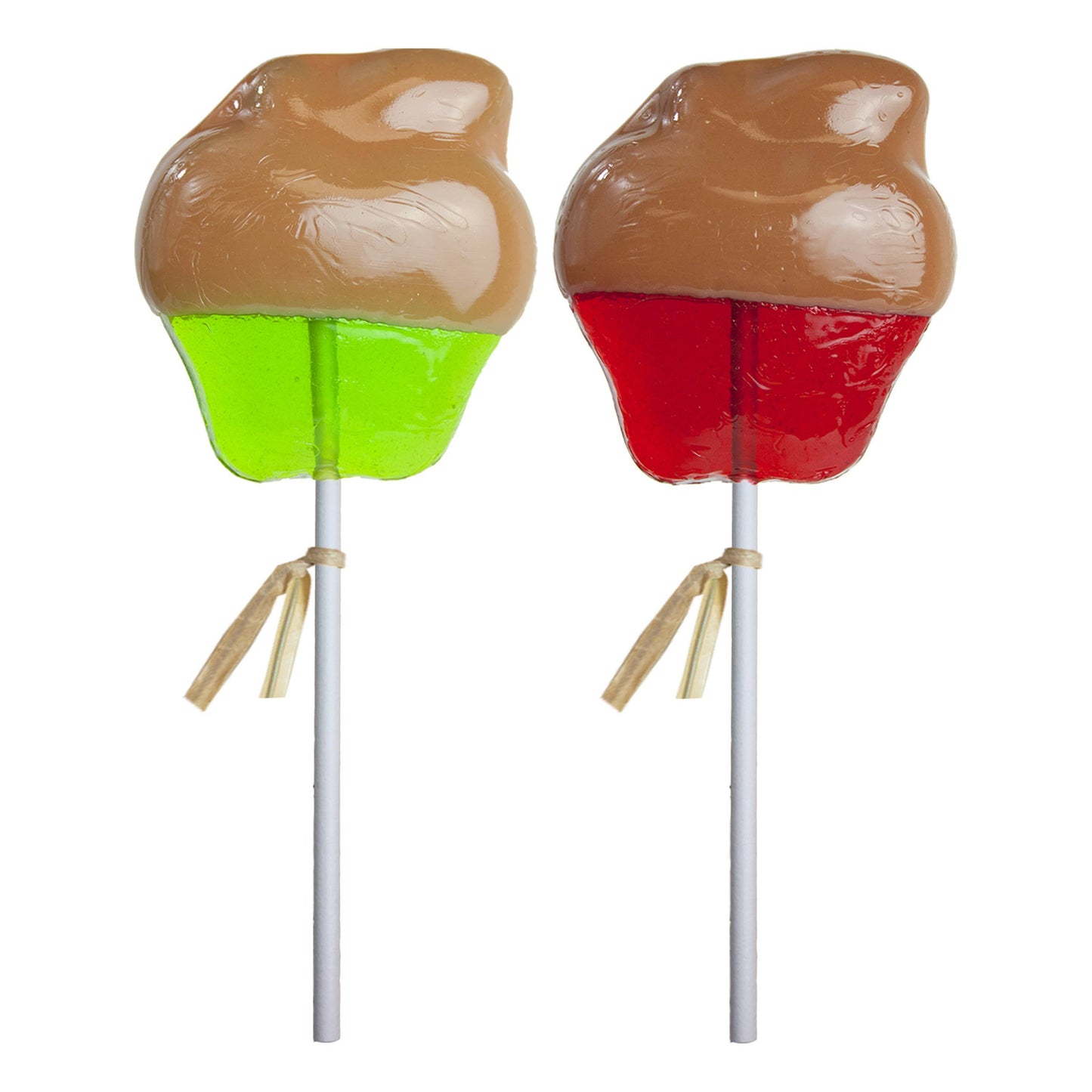 Caramel Dipped Apple Hard Candy Lollipop 24ct Display