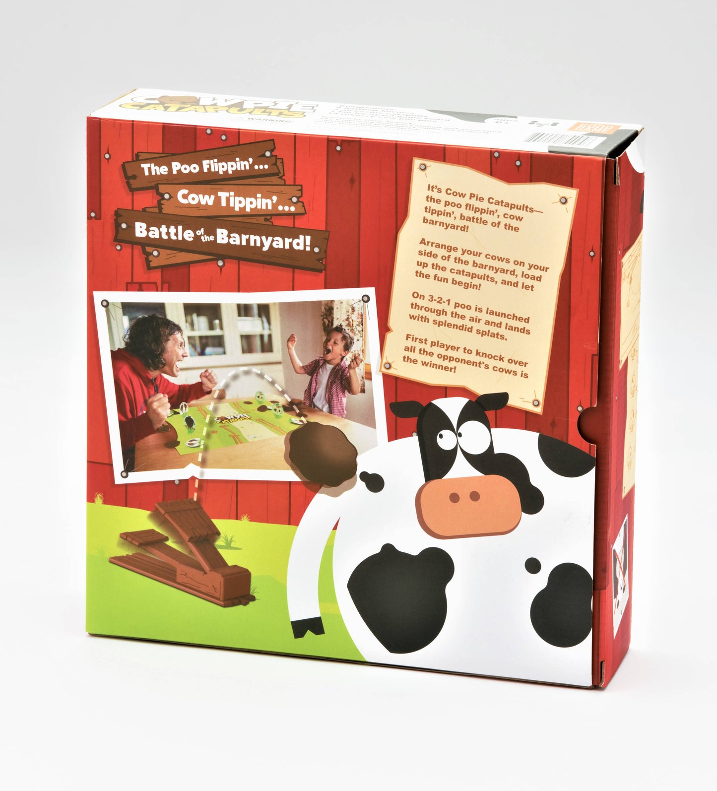 Cow Pie Catapults - Launching Action Farm Animals Board Game
