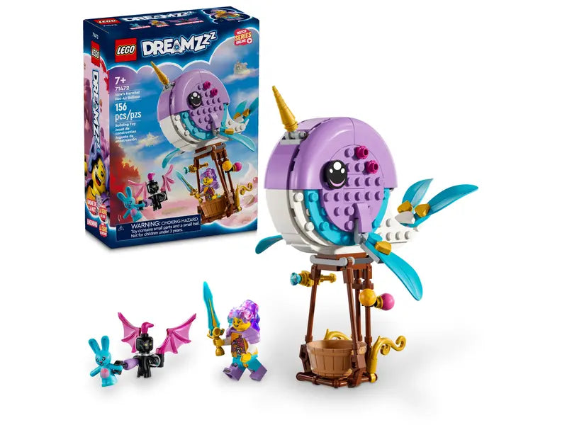 71472 Izzie's Narwhal Hot-Air Balloon