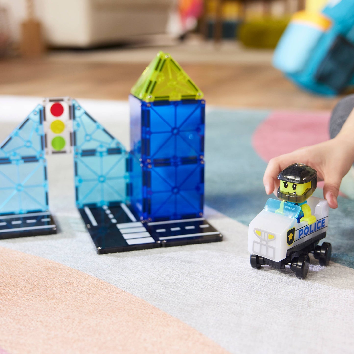 Magna-Tiles Police Patrol 20-Piece Set
