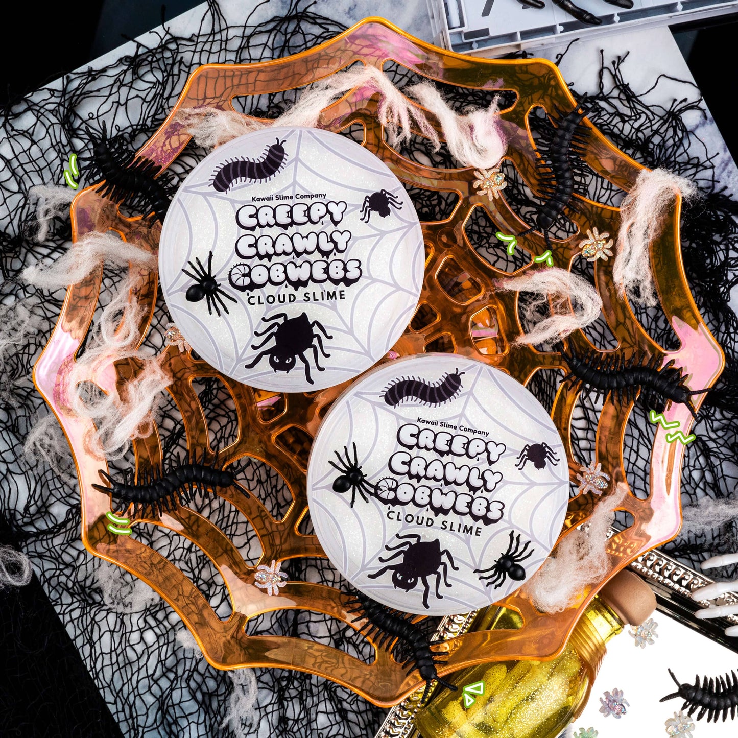 Creepy Crawly Cobwebs Cloud Slime (4pcs/case)