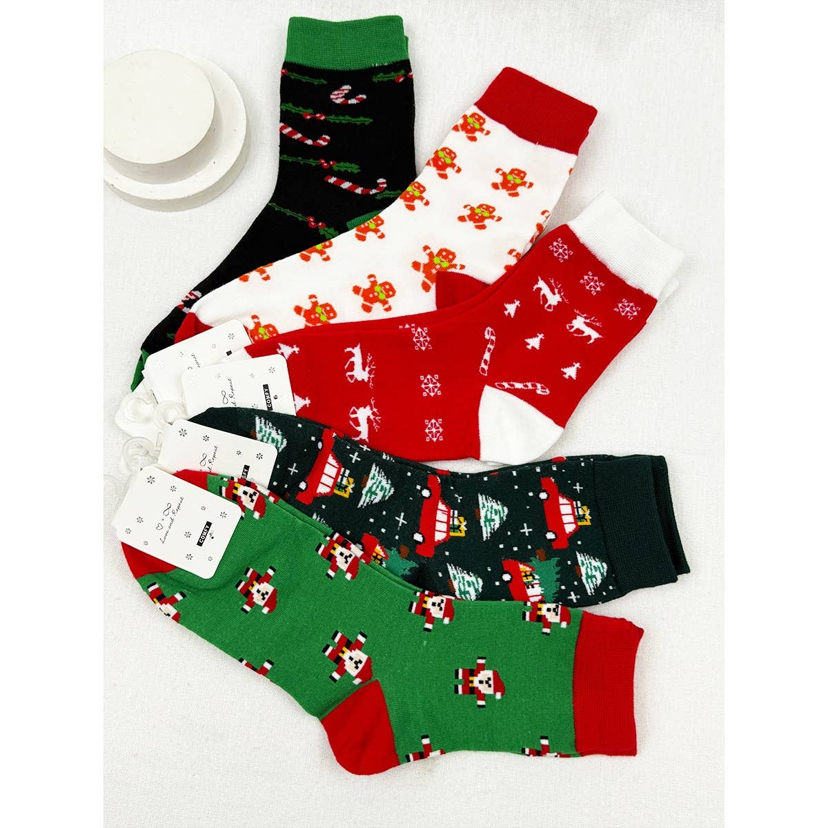 5 Kinds Cute Christmas Theme Socks