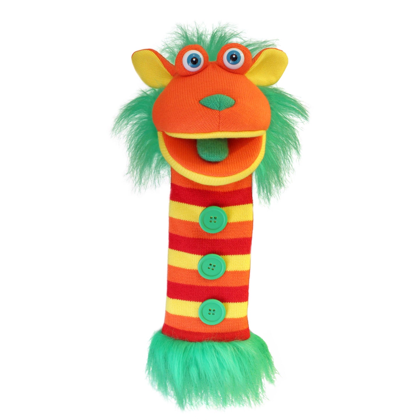 Knitted Puppet: Buttons