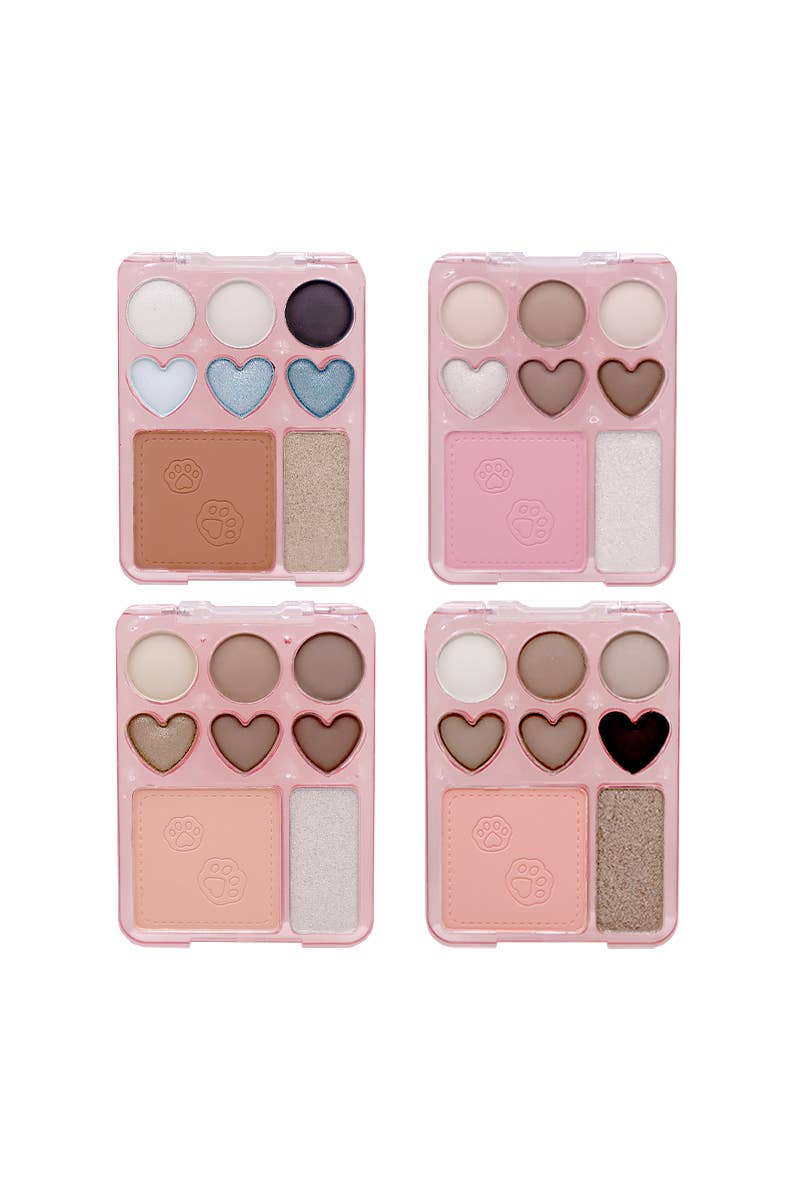 Makeup She ES1061 Cute Cat Paws Eyeshadow Palette - 24