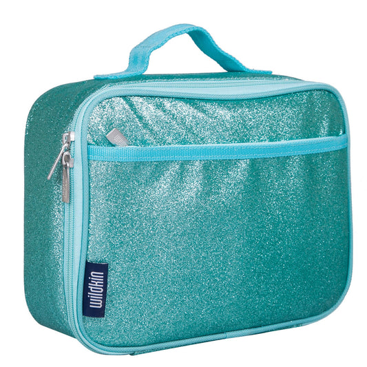 Blue Glitter Lunch Box