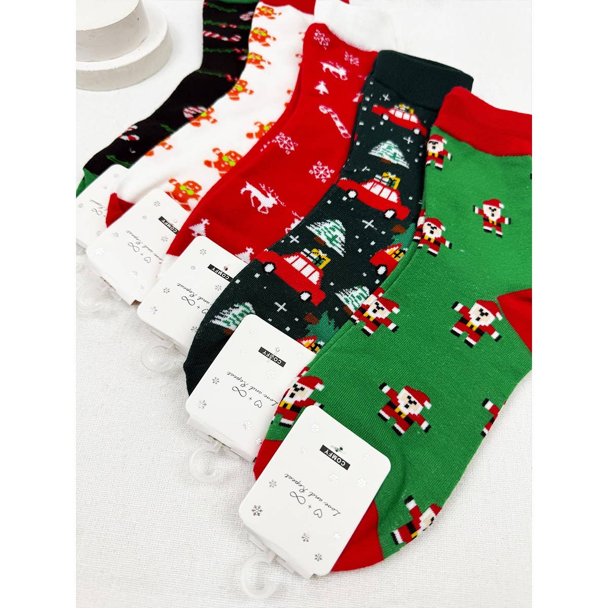5 Kinds Cute Christmas Theme Socks