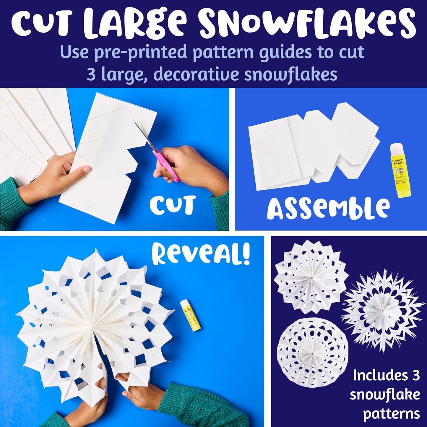 Make Your Own Snowflake Ornaments