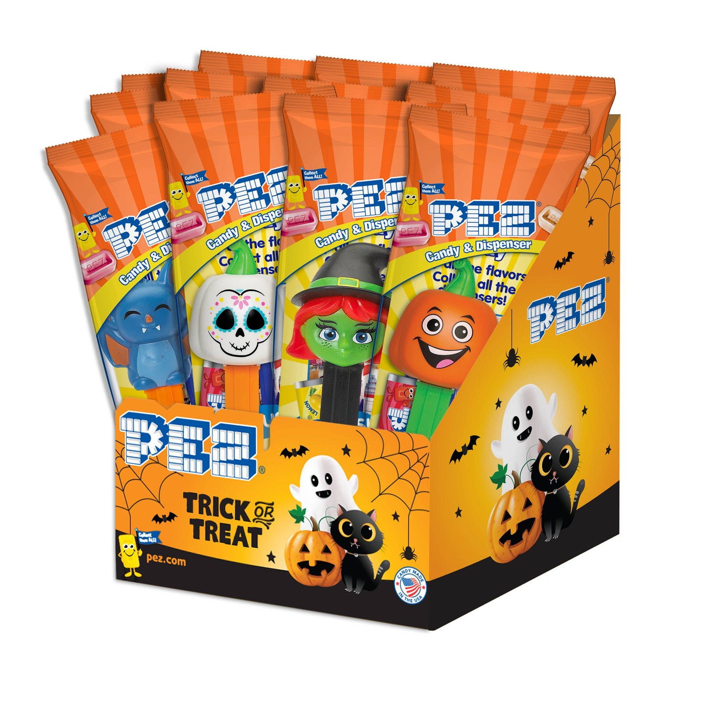 Pez Poly Bag, Halloween Assortment, 12ct