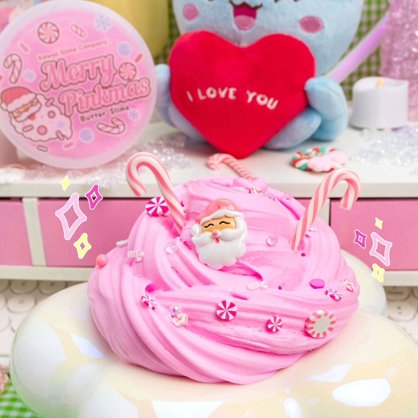 Merry Pinkmas Butter Signature Dome™ Slimes (4pcs/case)