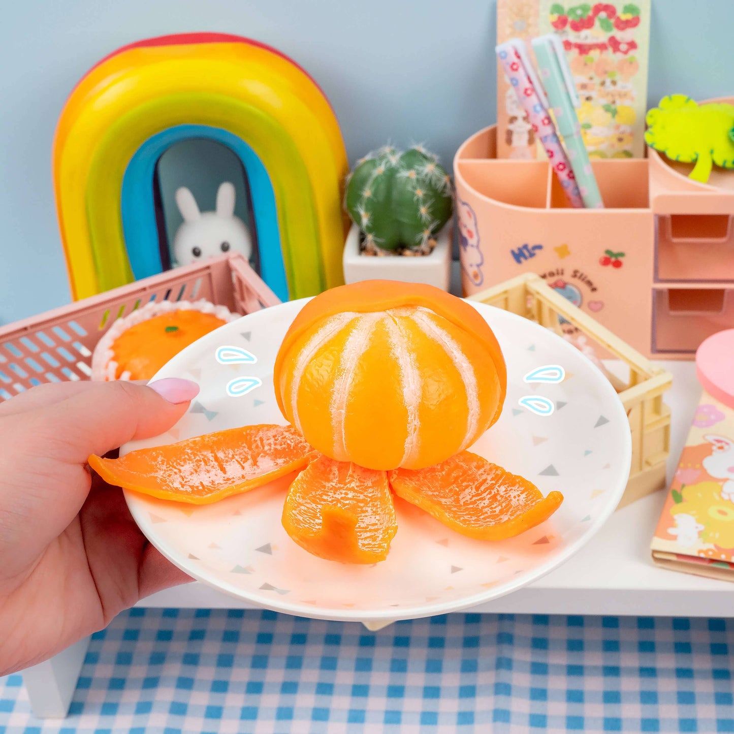 Tangerine Cutie Peeling Fidget Sensory Toy (9pcs/case)