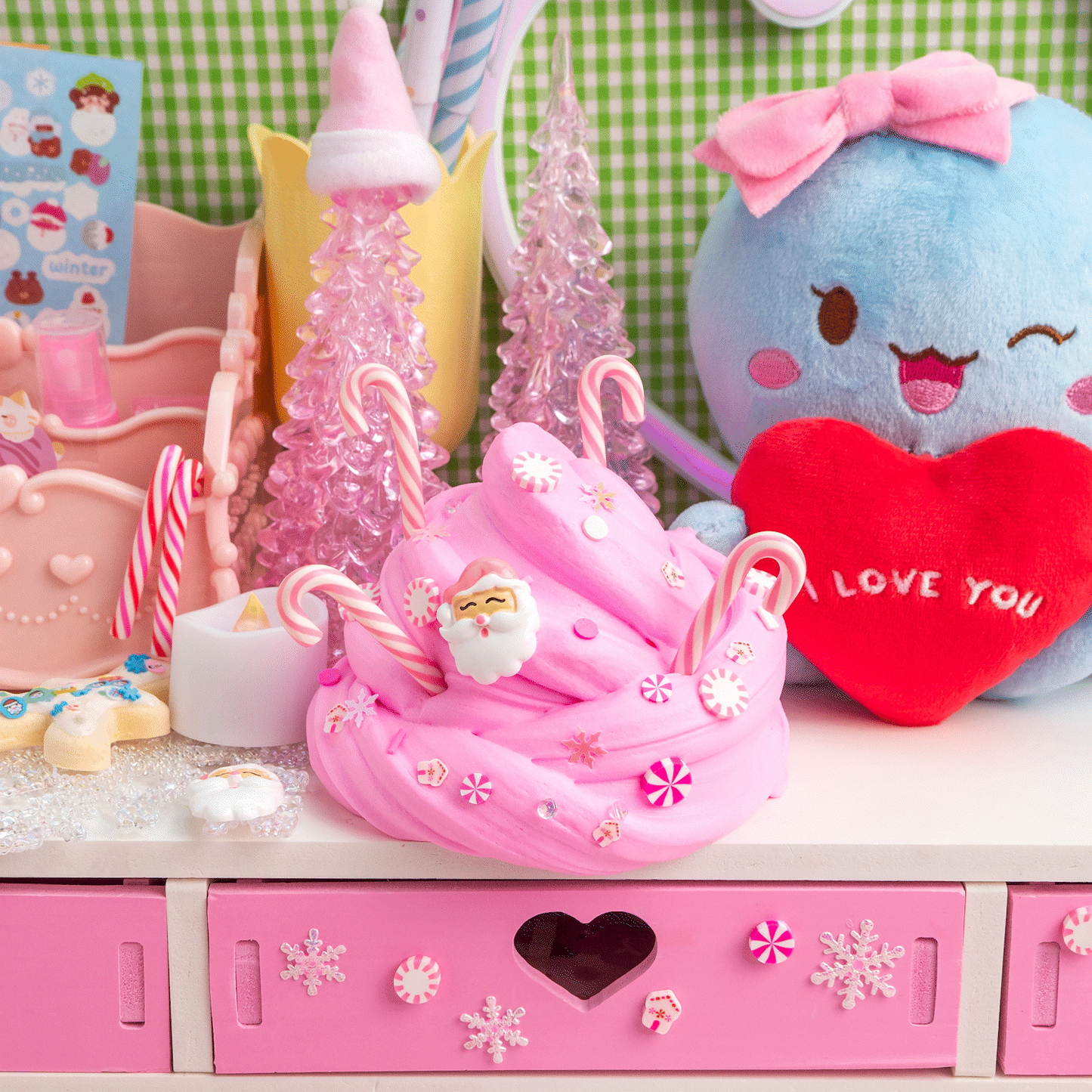 Merry Pinkmas Butter Signature Dome™ Slimes (4pcs/case)