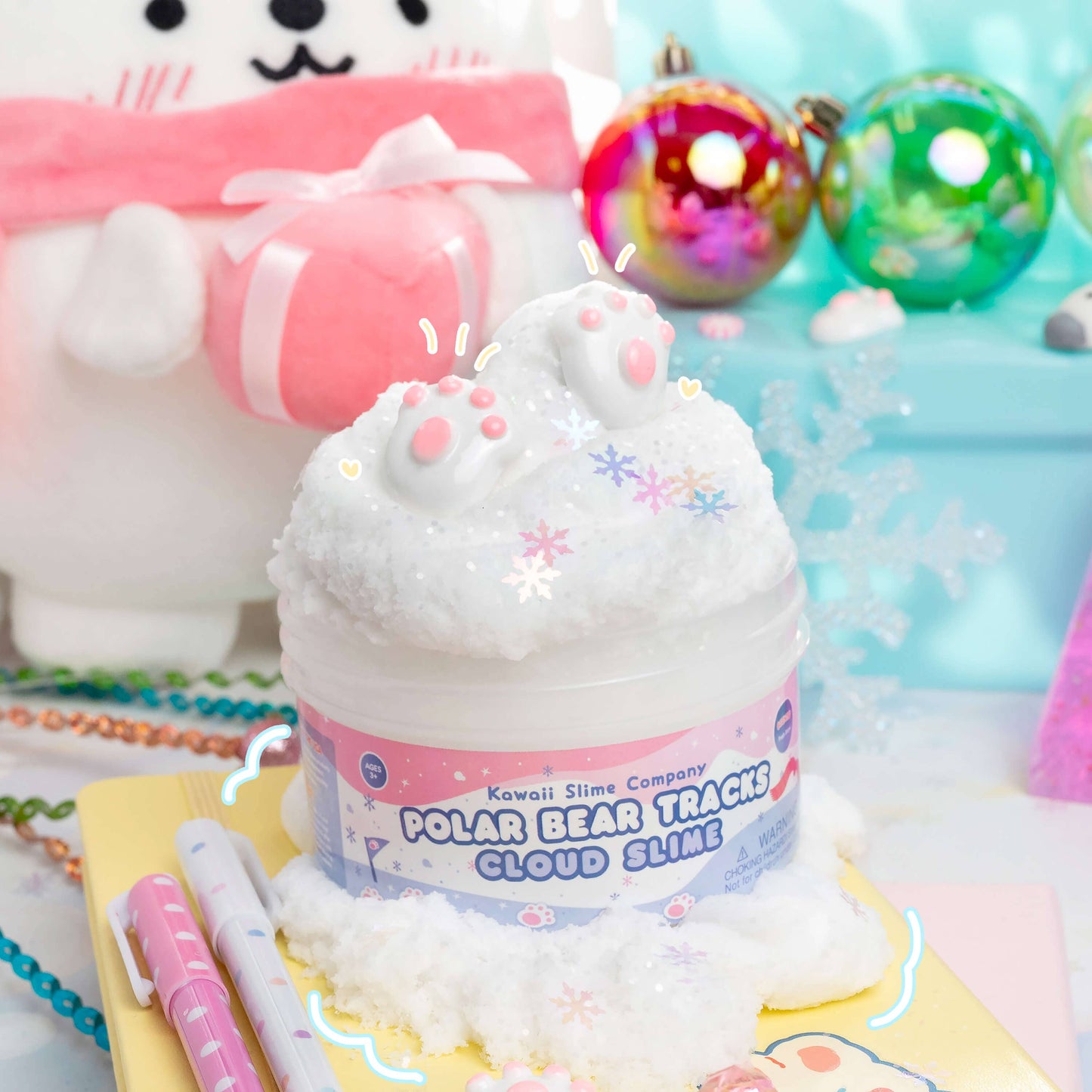 Polar Bear Tracks Cloud Signature Dome™ Slime (4pcs/case)