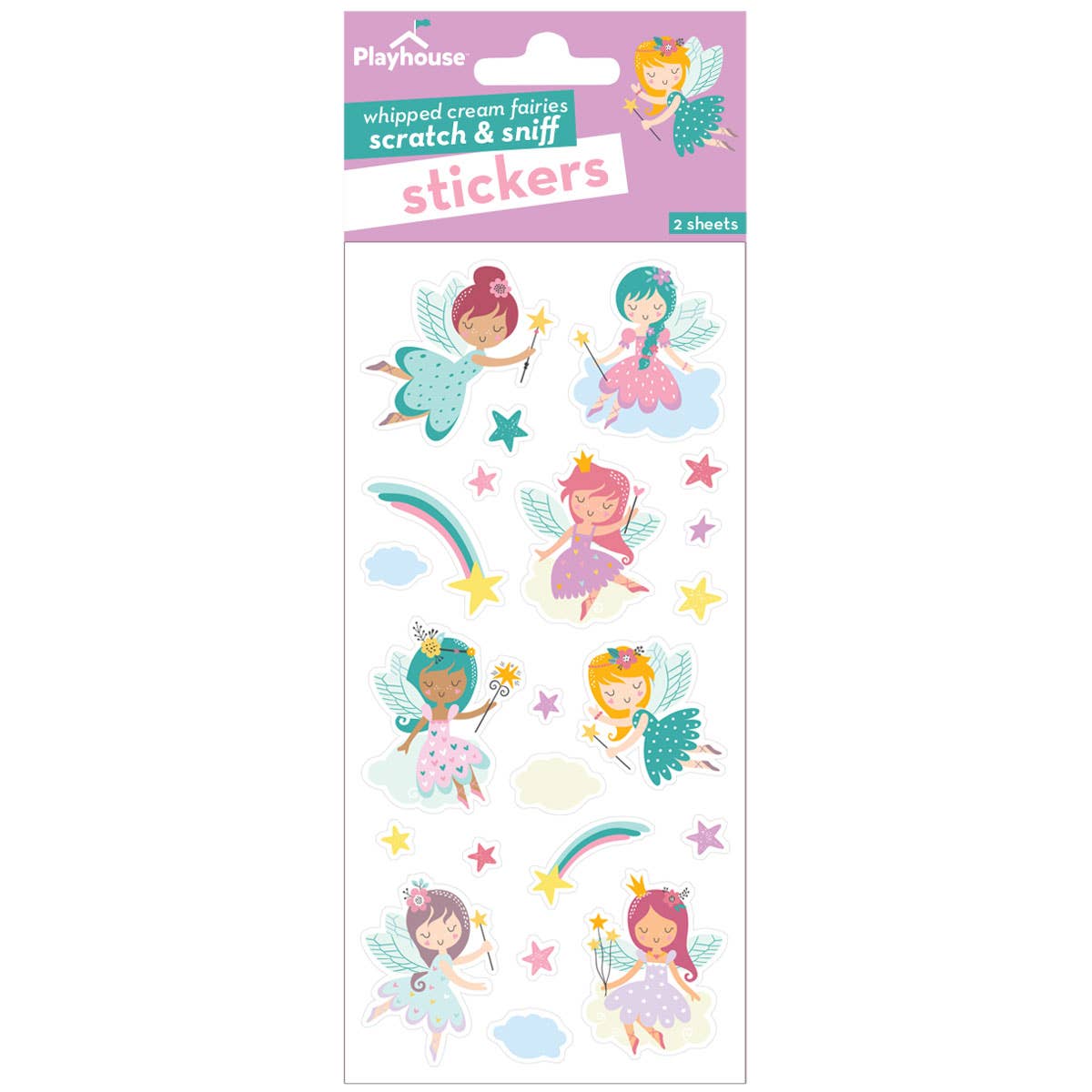 Scratch And Sniff Stickers - Vanilla Fairies