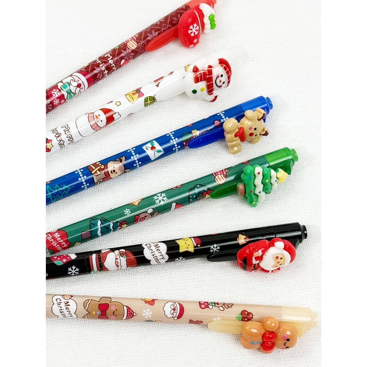 Cute Christmas Ball Point Pen Set