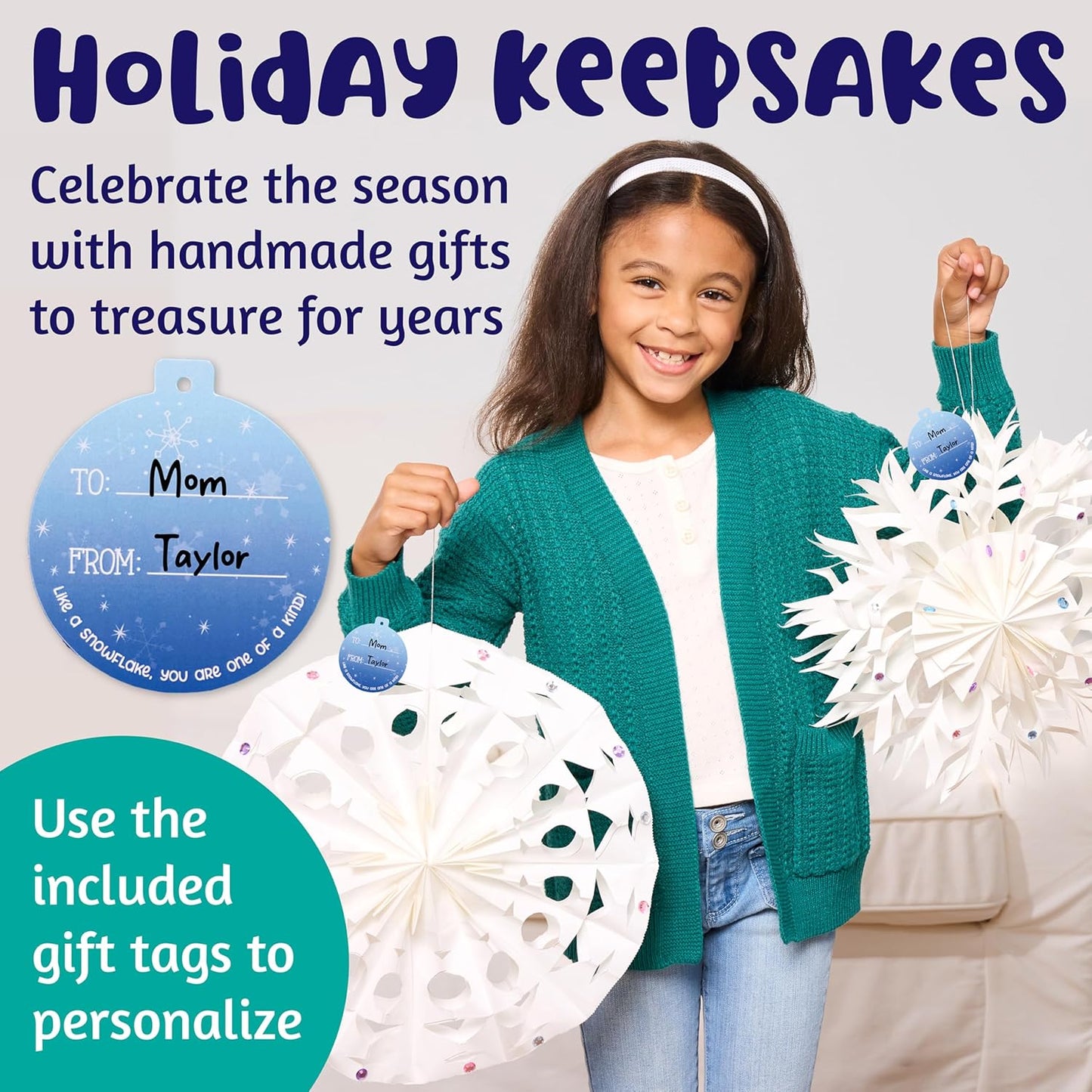 Make Your Own Snowflake Ornaments
