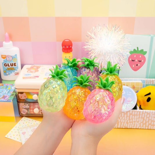 Pineapple Gummy 3D Fruits Sensory Squishy Toy