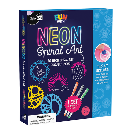 Fun With Neon Spiral Art