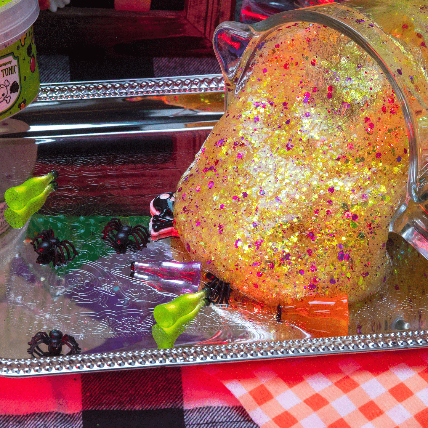 Bubonic Tonic Clear Glitter Slime