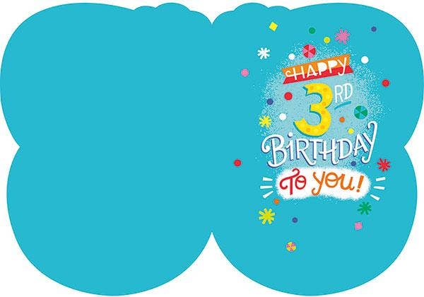 3rd Birthday Foil Card