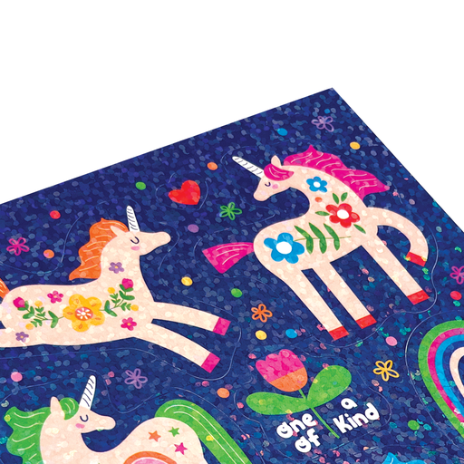 Stickiville Standard - Magical Unicorns (Holographic Glitte