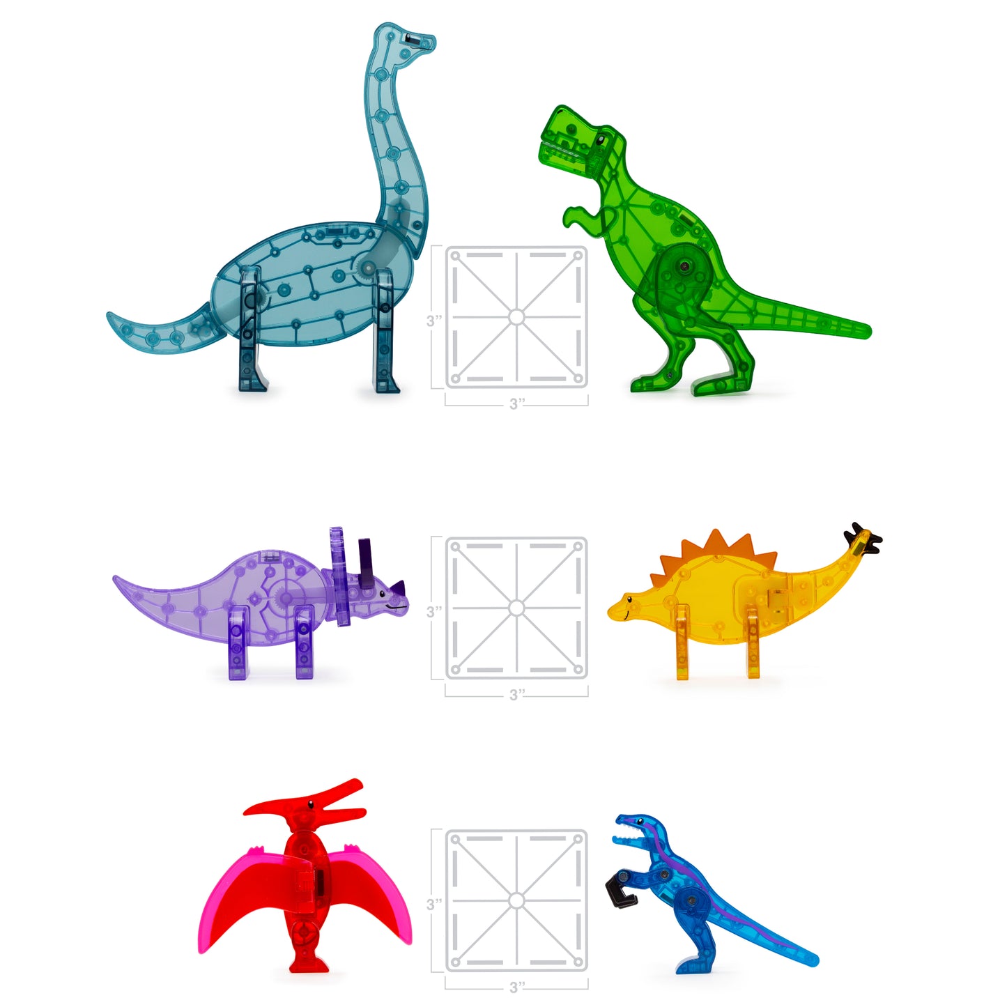 Magna-Tiles Dinos