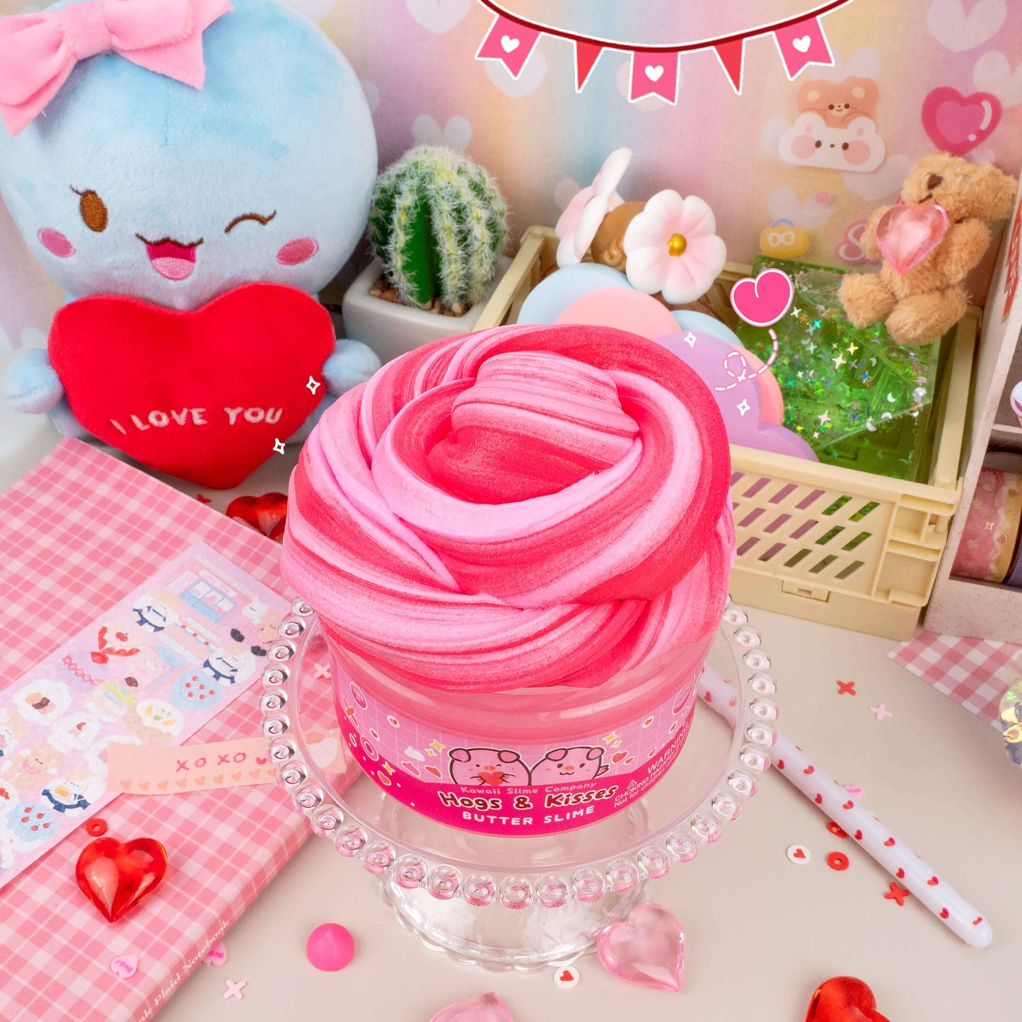 Hogs & Kisses Butter Signature Dome™ Slime (4pcs/case)