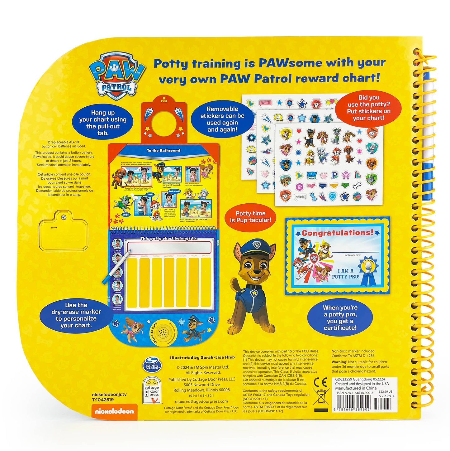 PAW Patrol Potty Training Reward Chart