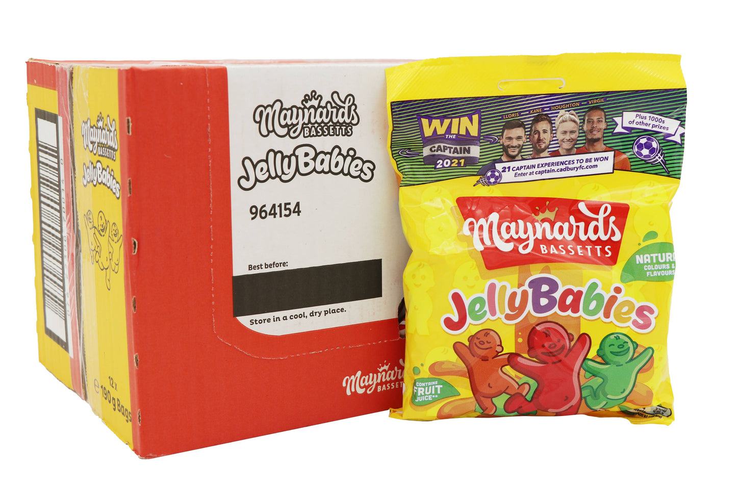 Bassetts Jelly Babies Pouches, 5.8oz, 10ct