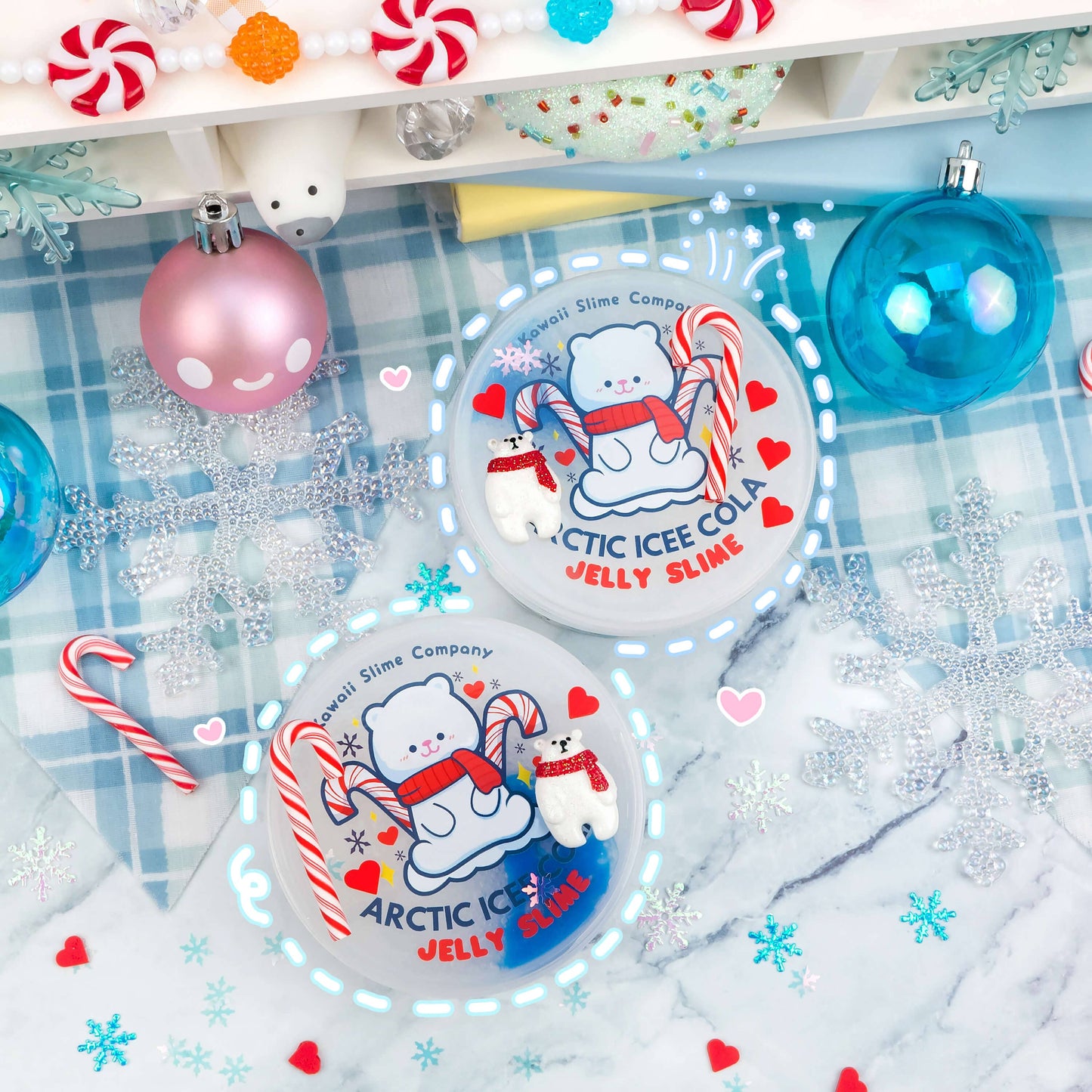 Arctic Icee Cola Soda Jelly Signature Dome™ Slime (4pcs/case)