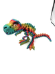 Multicolored T-Rex Skeleton Medium Figurine