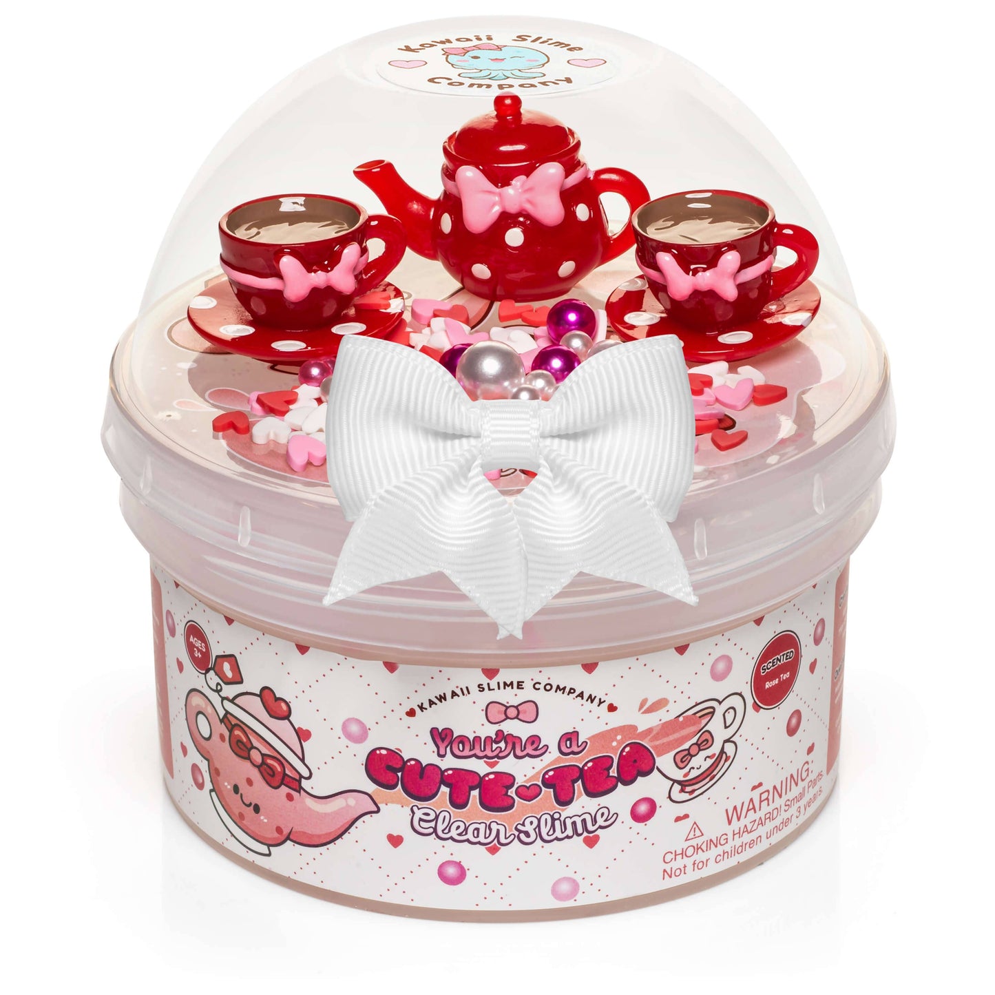 You're a Cute Tea Clear Signature Dome™ Slime (4pcs/case)
