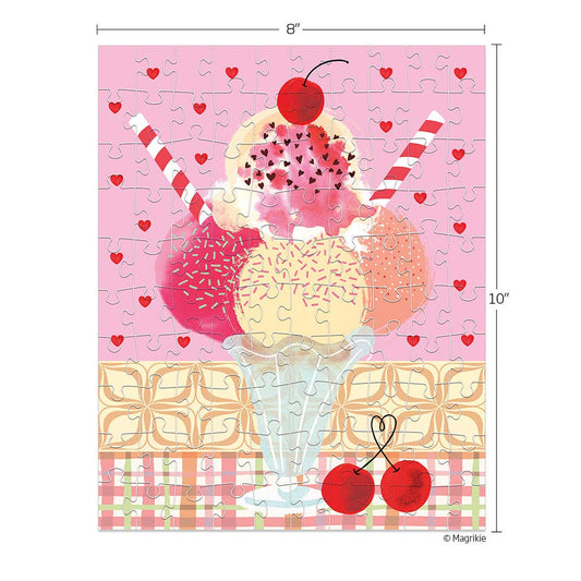 Cherry Sundae 100 Piece Puzzle Snax