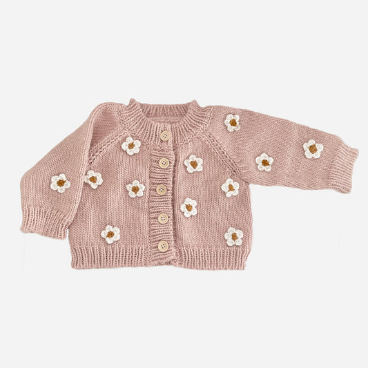 Flower Cardigan Blush Baby Sweater Kids Spring Summer