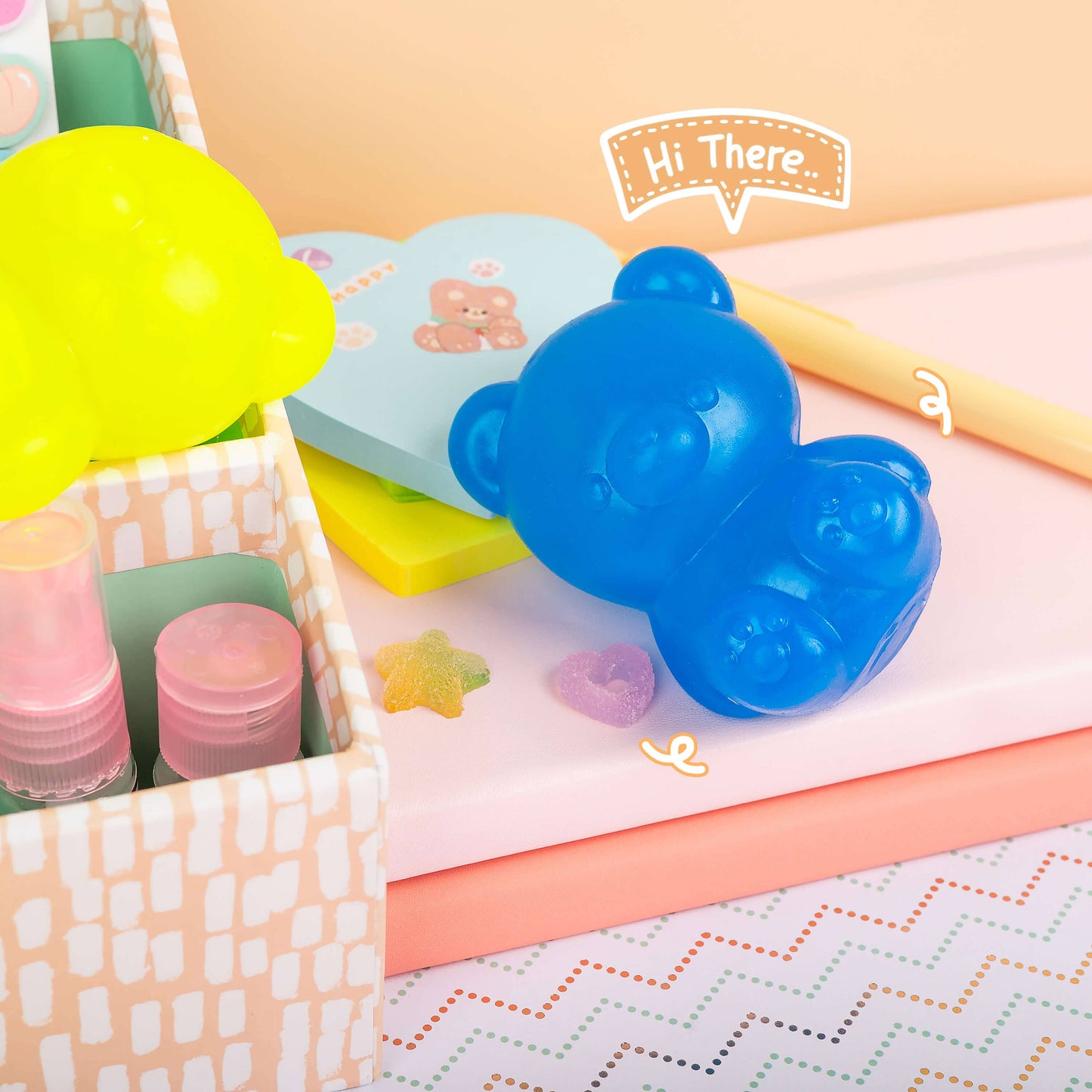 Gooshy Mooshy Bear Sensory Squishy Toy (12pcs/case)