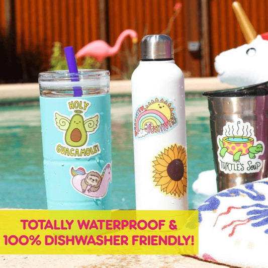 Rose Kitty Valentine Cat Chocolate Box Vinyl Sticker