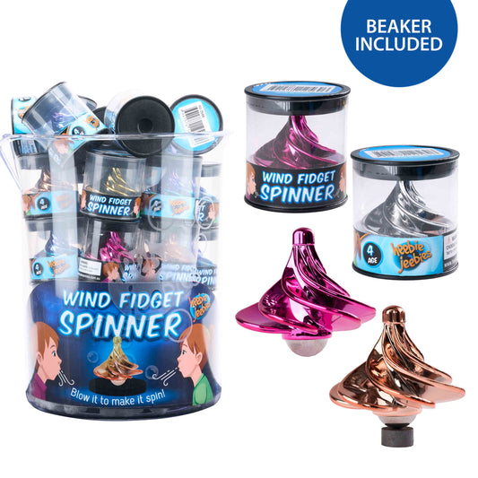 Wind Fidget Spinner in Scientific Beaker